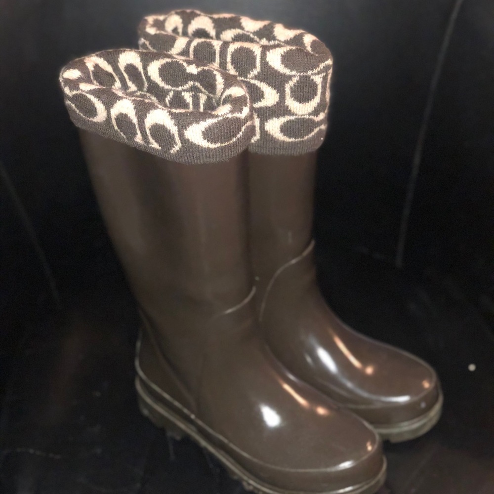 Coach Rain Boots